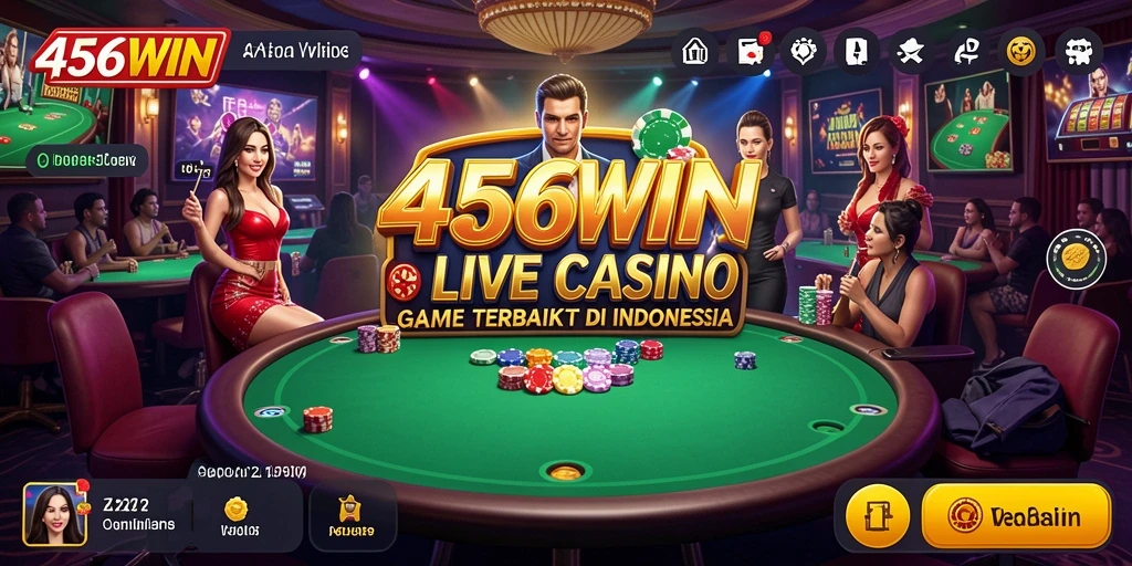Tampilan gameplay Live Casino yang menarik di 456WIN.