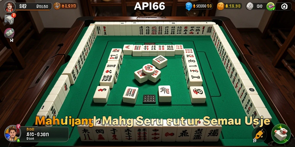 Tangkapan layar gameplay API66 menunjukkan keseruan bermain Mahjong.
