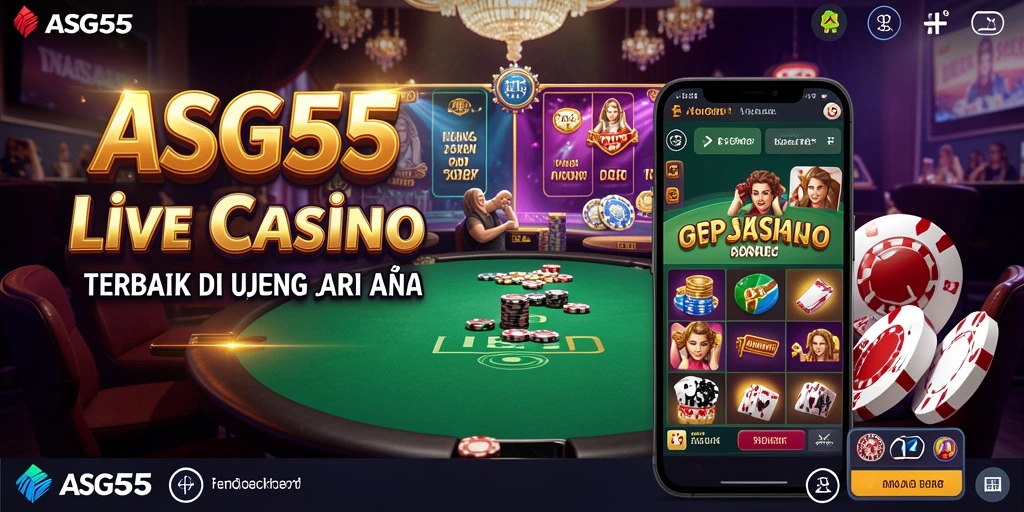 Gameplay ASG55 yang menegangkan dan interaktif di Live Casino.