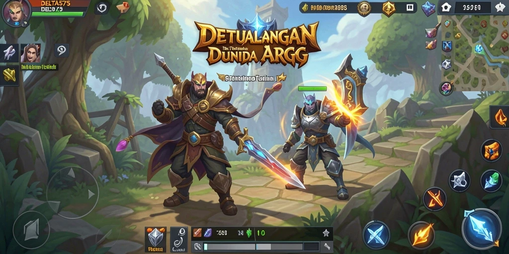 Tangkapan layar utama menampilkan aksi seru dalam gameplay ARPG.