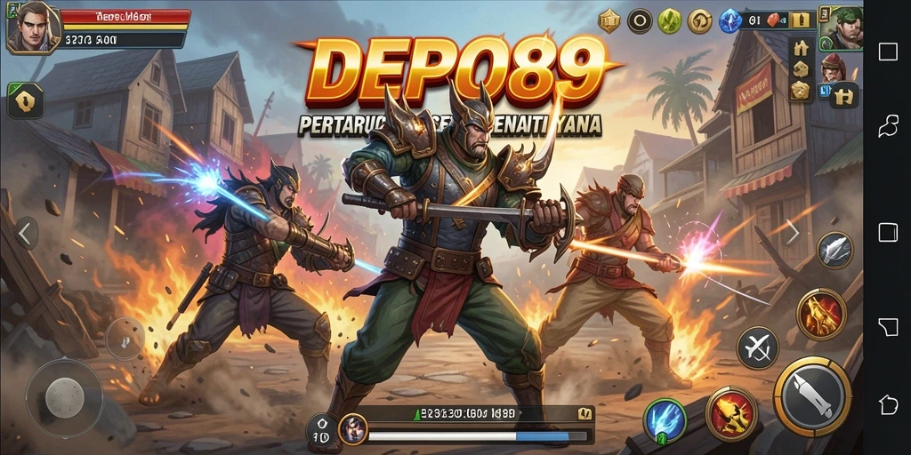 Gameplay seru dan menegangkan dari DEPO89 dengan pertarungan yang intens.
