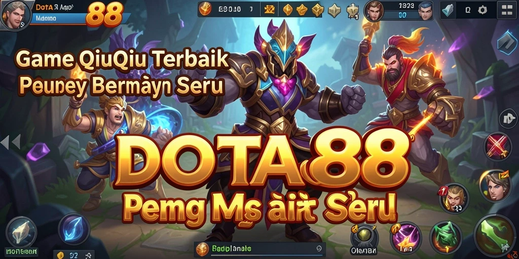Screenshot DOTA88 menunjukkan gameplay QiuQiu yang seru dan menarik.