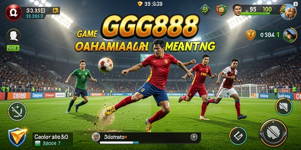Tampilan gameplay seru dalam GGG888 yang menampilkan aksi olahraga.