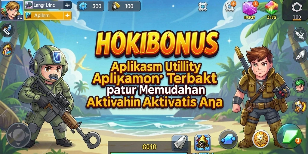 Tampilan antarmuka HOKIBONUS yang sederhana dan mudah digunakan.