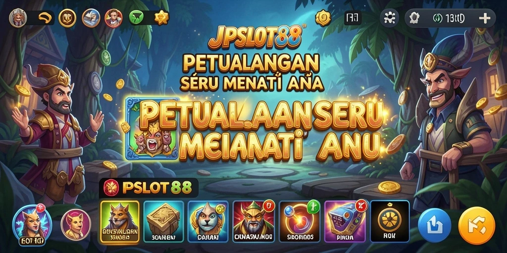 Tampilan epik dari gameplay petualangan JPSLOT88 yang mengasyikkan.