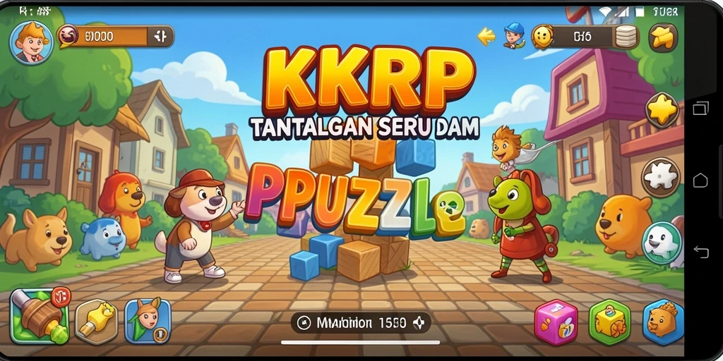Screenshot gameplay KKRP menampilkan keseruan tantangan Puzzle.