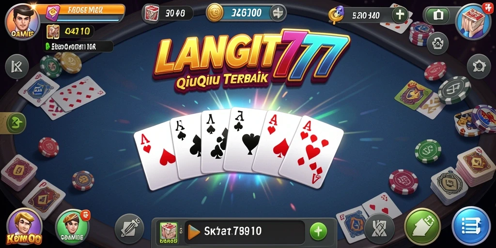 Screenshot menampilkan gameplay seru dari game QiuQiu.