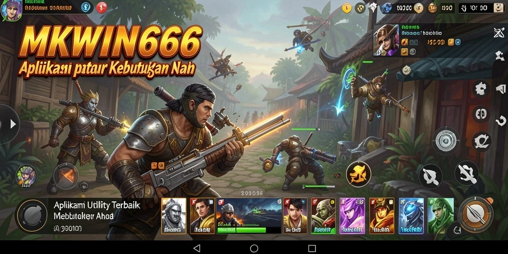 Tampilan antarmuka MKWIN666 yang bersih dan user-friendly.