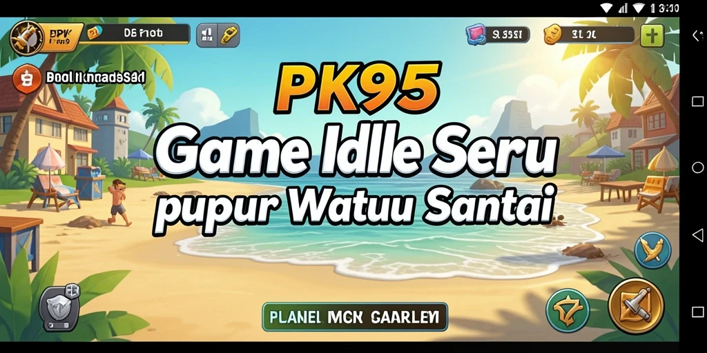 Screenshot utama PK95 menampilkan aksi gameplay Idle yang menarik.