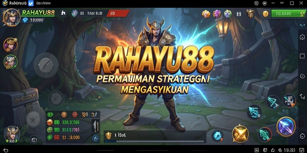 Tangkapan layar utama RAHAYU88 menggambarkan pertarungan strategi yang menegangkan.
