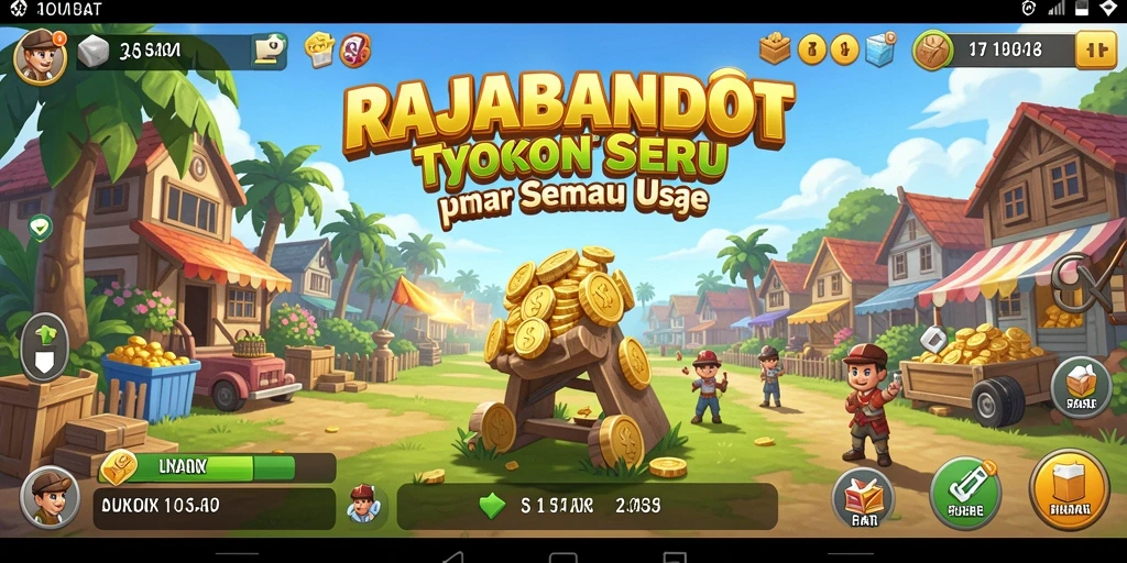 Tampilan gameplay RAJABANDOT yang penuh aksi dan strategi.