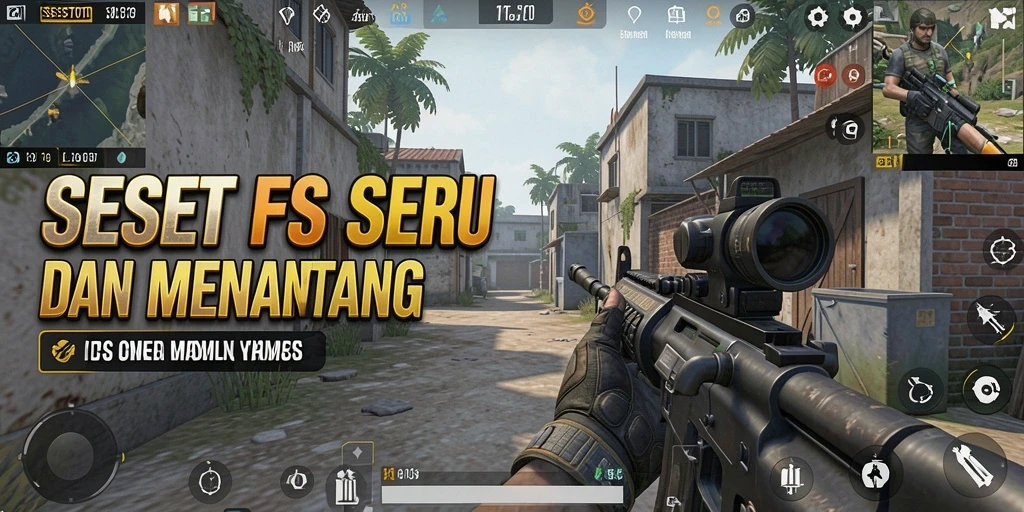 Gameplay menarik SESETOTO dengan aksi FPS yang mendebarkan.