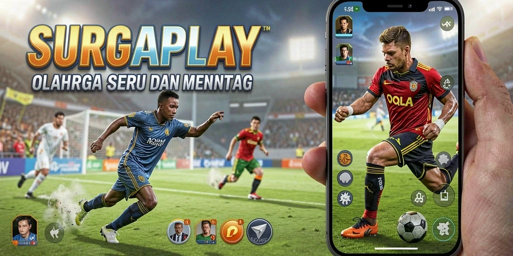 Tangkapan layar utama SURGAPLAY menunjukkan aksi mendebarkan dalam permainan olahraga.