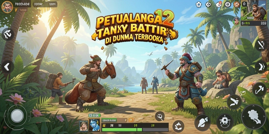Tampilan gameplay TOTO12 yang menyajikan kebebasan eksplorasi.