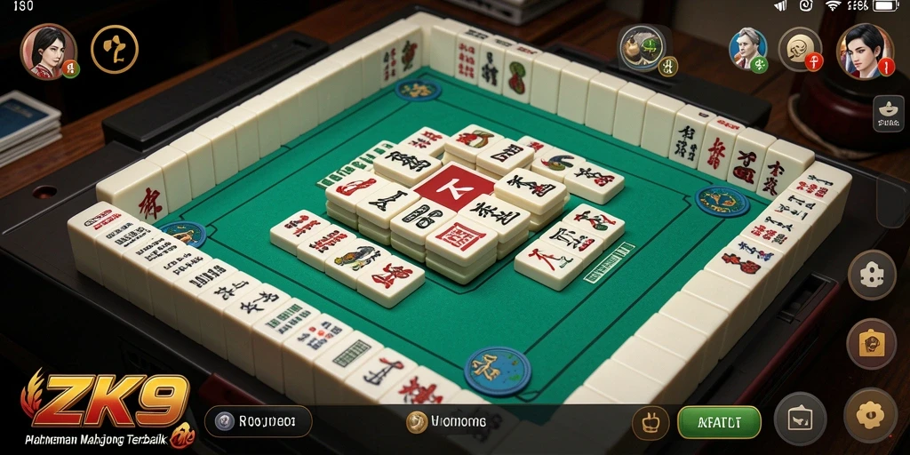 Tampilan permainan Mahjong yang menakjubkan di ZK9.